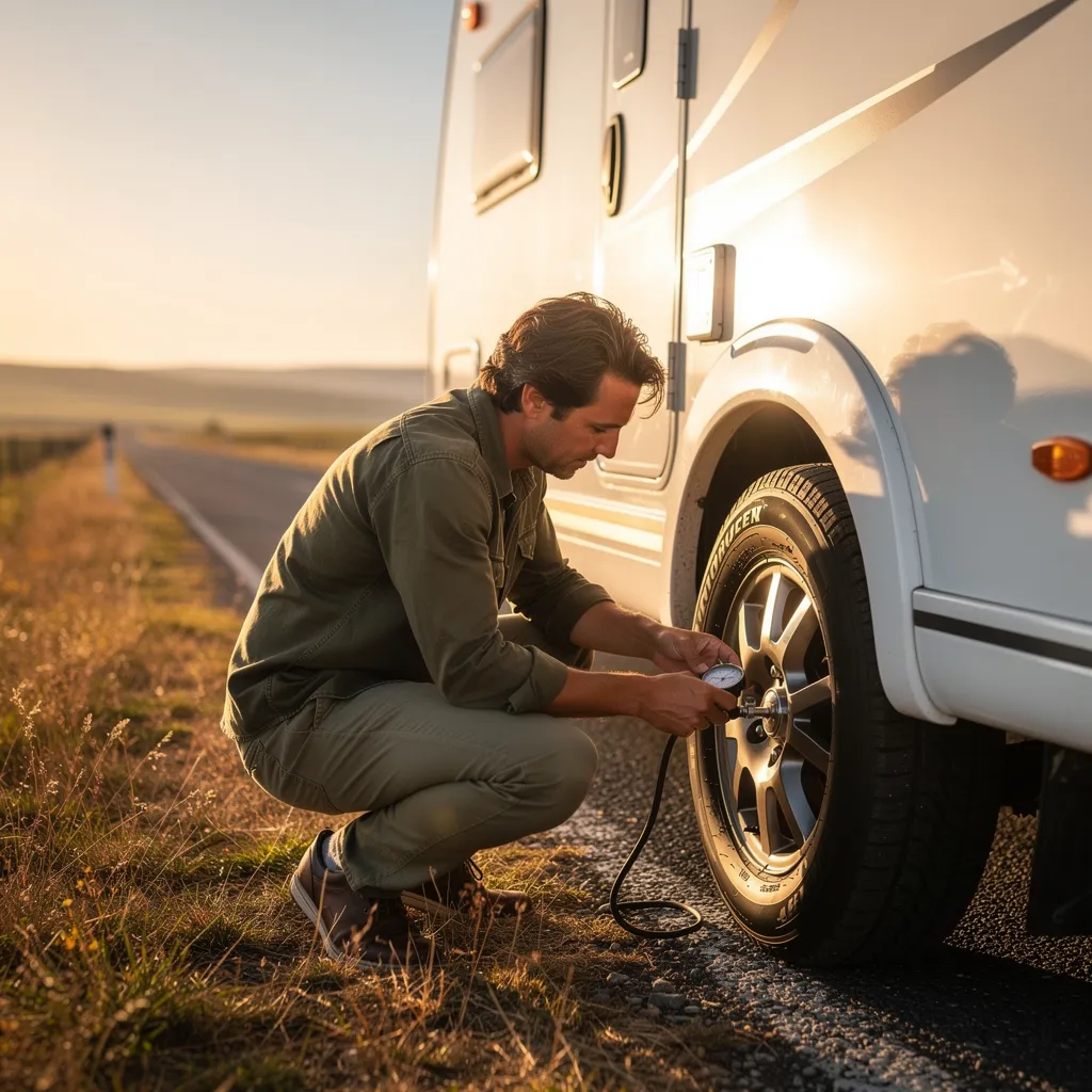 Quelle pression mettre dans les pneus de ta caravane ?
