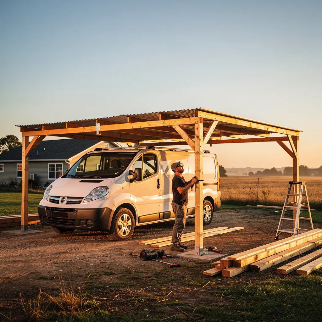 Ton abri camping-car fait maison pour moins de 500€