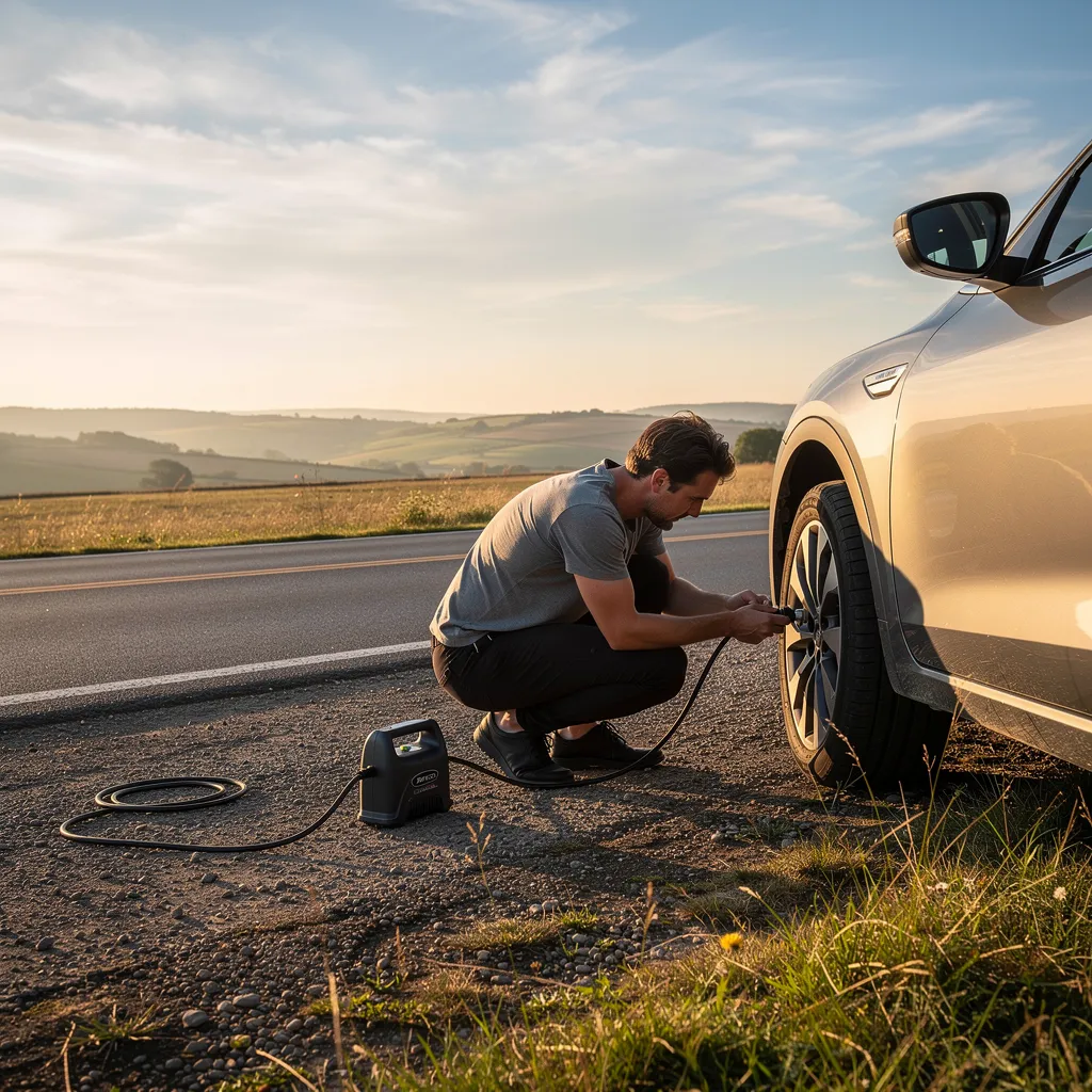 Comment gonfler tes pneus de camping-car ou van sans galère ?