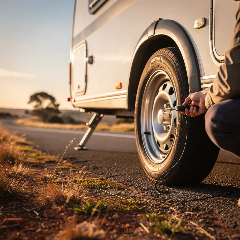 Quelle pression pour les pneus de ta caravane de 750 kg ?