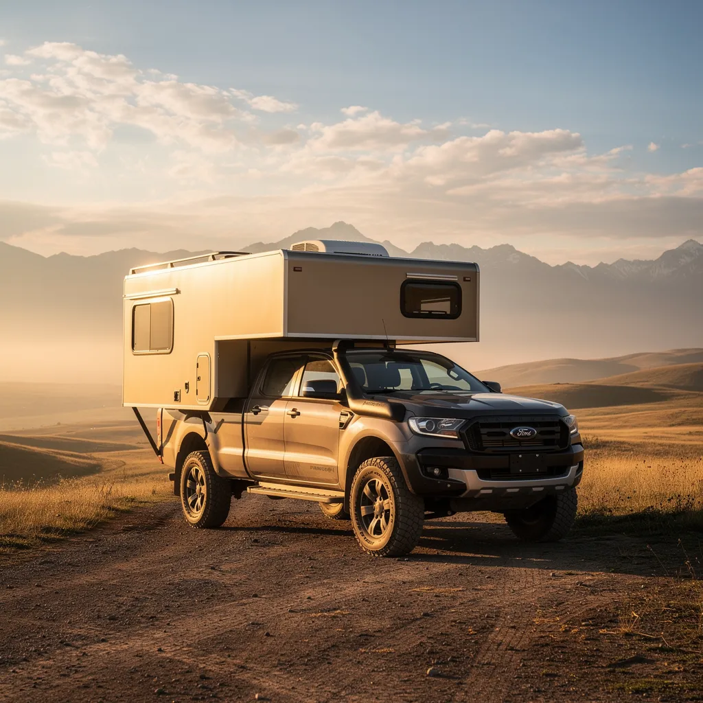 Cellule pour 4×4 : le pick-up transformé en camping-car autonome