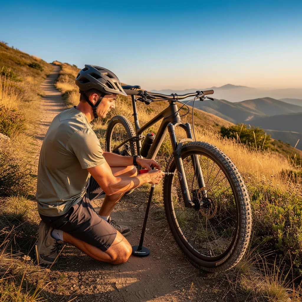 Comment bien gonfler tes pneus VTT selon le terrain ?