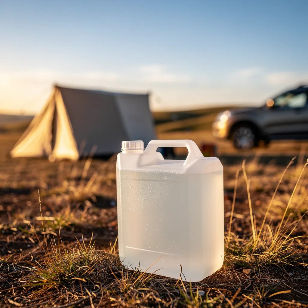 Quel jerrican alimentaire Decathlon emporter dans ton camping-car ?