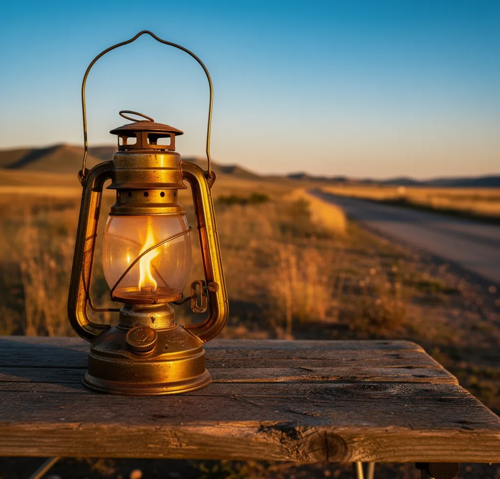 Lampe à pétrole en camping-car : l’éclairage d’appoint qui fait toute la différence