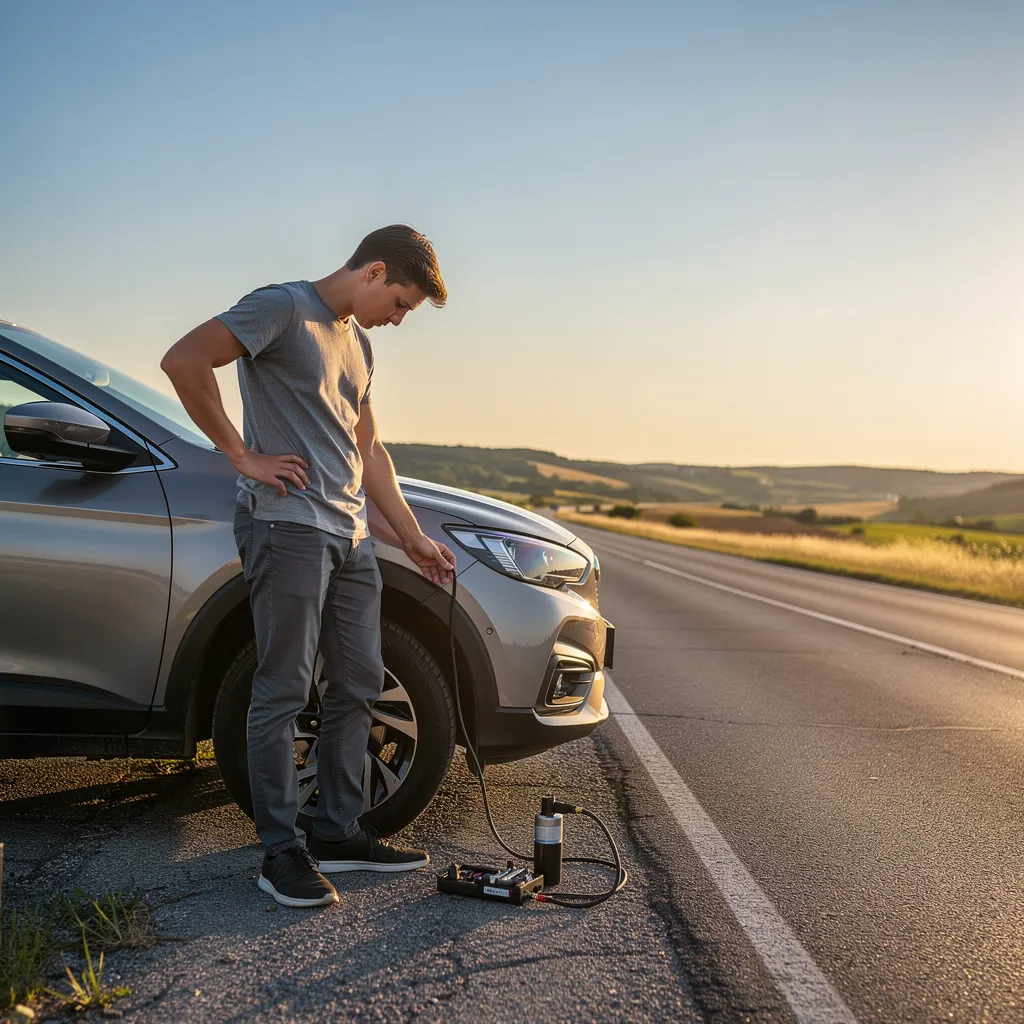 Que faire quand tu crèves sans roue de secours ?
