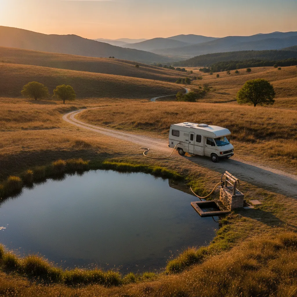 Réservoir vide en camping-car ? Les bons réflexes pour trouver de l&rsquo;eau près de toi